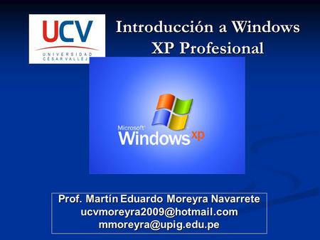 Introducción a Windows XP Profesional