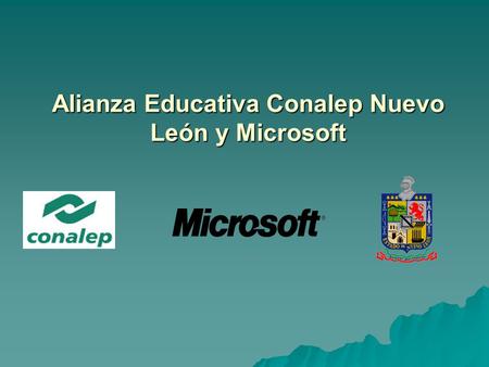 Alianza Educativa Conalep Nuevo León y Microsoft.