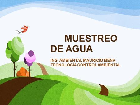 ING. AMBIENTAL MAURICIO MENA TECNOLOGÍA CONTROL AMBIENTAL