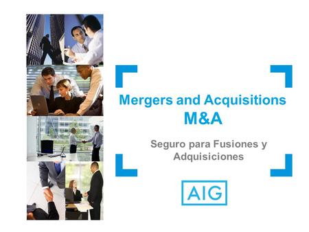 Mergers and Acquisitions Seguro para Fusiones y Adquisiciones