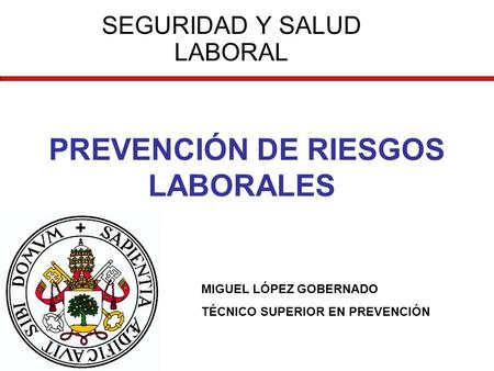 PREVENCIÓN DE RIESGOS LABORALES