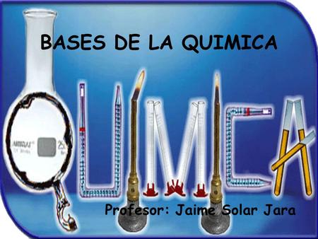 Profesor: Jaime Solar Jara