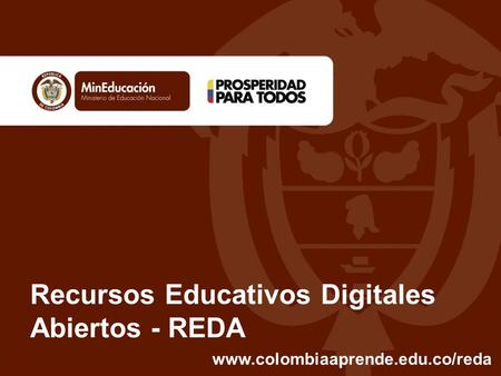 Recursos Educativos Digitales Abiertos - REDA