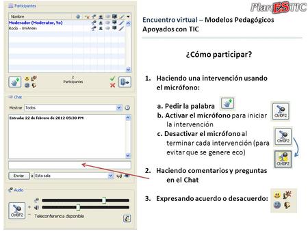 Encuentro virtual – Modelos Pedagógicos Apoyados con TIC