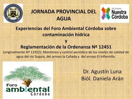 JORNADA PROVINCIAL DEL AGUA