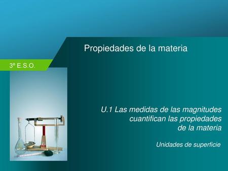 Propiedades de la materia