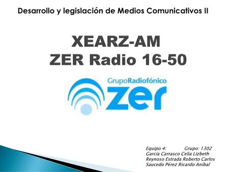 Desarrollo y legislación de Medios Comunicativos II