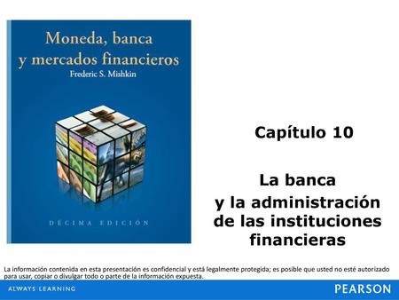 La banca y la administración de las instituciones financieras