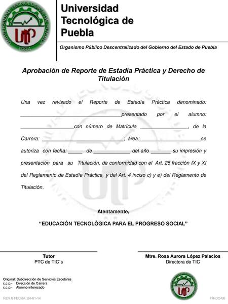 Universidad Tecnológica de Puebla