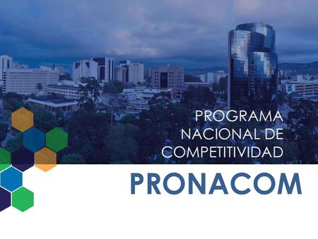 PRONACOM.