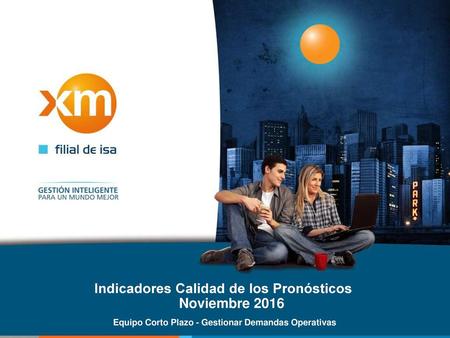Indicadores Calidad de los Pronósticos Noviembre 2016