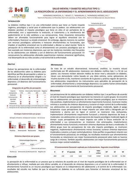 SALUD MENTAL Y DIABETES MELLITUS TIPO 1: