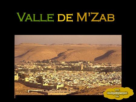 Valle de M'Zab.