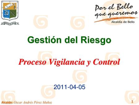Gestión del Riesgo Proceso Vigilancia y Control