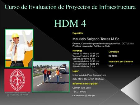 Programa Master de Ingeniería Civil