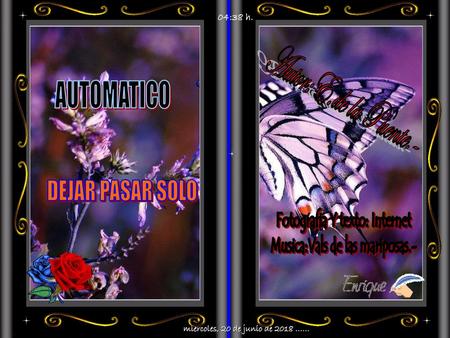 Fotografia Y texto: Internet Musica:Vals de las mariposas.-