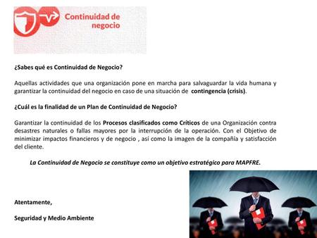 ¿Sabes qué es Continuidad de Negocio?