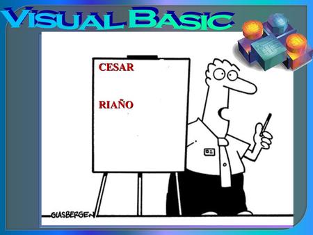 Visual Basic CESAR RIAÑO.