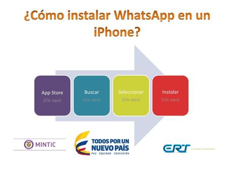 ¿Cómo instalar WhatsApp en un iPhone?