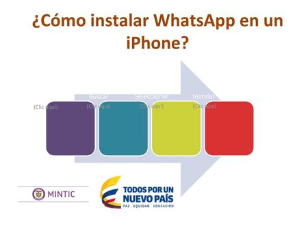 ¿Cómo instalar WhatsApp en un iPhone?