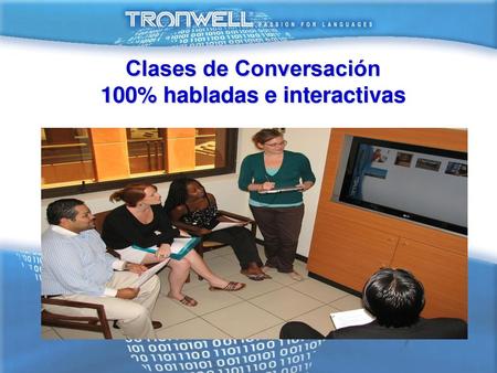 Clases de Conversación 100% habladas e interactivas