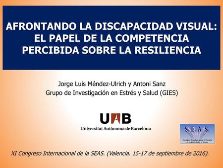 Jorge Luis Méndez-Ulrich y Antoni Sanz