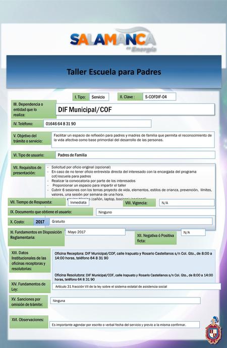 Taller Escuela para Padres