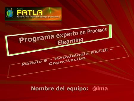 Programa experto en Procesos Elearning