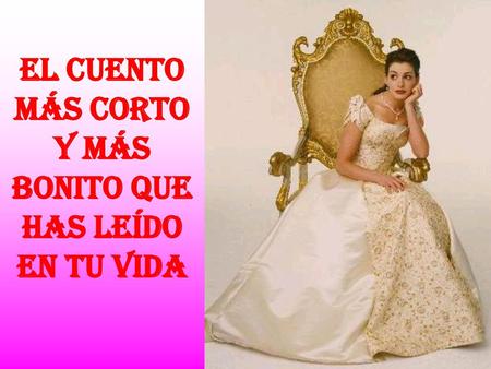 El cuento más corto y más bonito que has leído en tu vida
