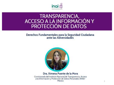 Transparencia: Pilar fundamental de la reconstrucción
