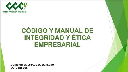 CÓDIGO Y MANUAL DE INTEGRIDAD Y ÉTICA EMPRESARIAL