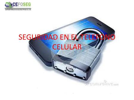 SEGURIDAD EN EL TELEFONO CELULAR