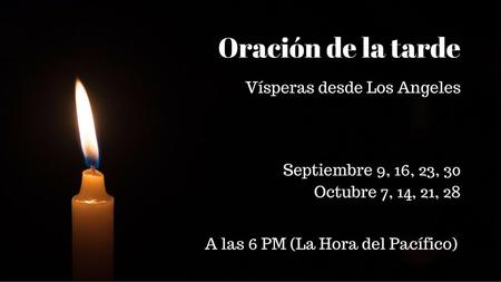 Transmitiendo en vivo a las 6 PM