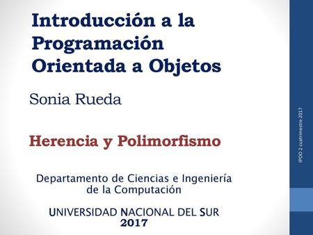 Sonia Rueda Herencia y Polimorfismo