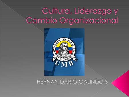 Cultura, Liderazgo y Cambio Organizacional