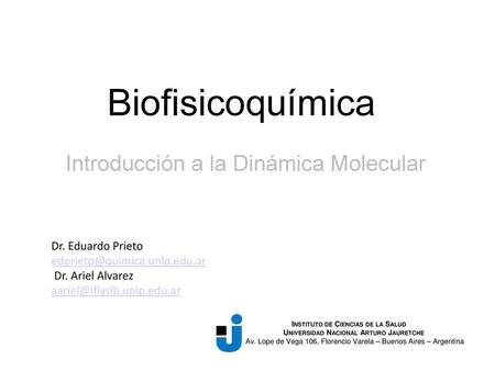 Introducción a la Dinámica Molecular