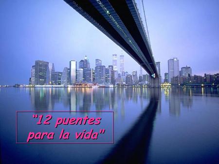 “12 puentes para la vida.