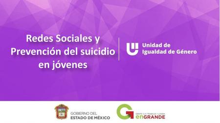 Redes Sociales y Prevención del suicidio en jóvenes