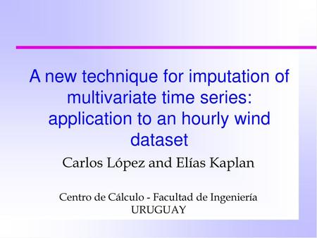 Carlos López and Elías Kaplan