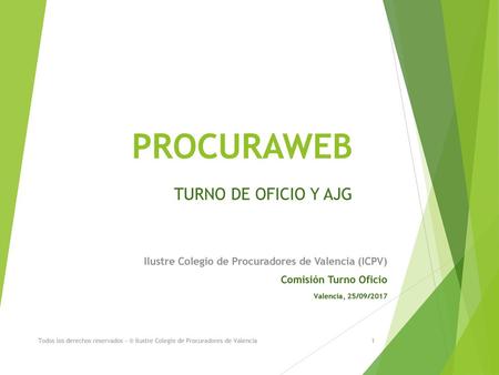 PROCURAWEB TURNO DE OFICIO Y AJG