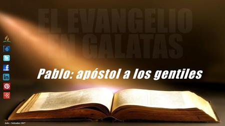 Pablo: apóstol a los gentiles