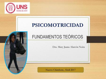 PSICOMOTRICIDAD FUNDAMENTOS TEÓRICOS