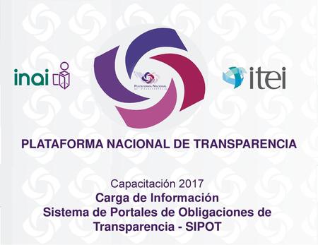 Sistema de Portales de Obligaciones de Transparencia - SIPOT