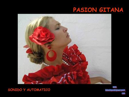 PASION GITANA SONIDO Y AUTOMATICO.