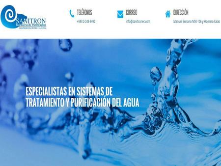 La tecnología de ultrafiltracion más avanzada que es la necesidad del día está disponible con Sanitronec.