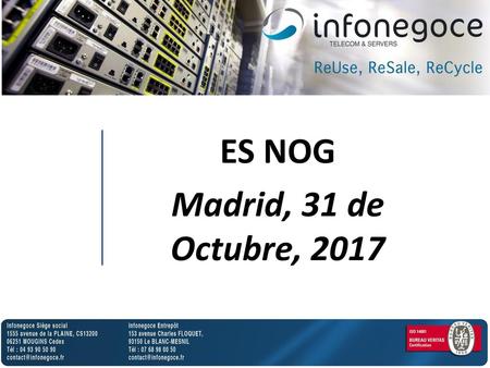 ES NOG Madrid, 31 de Octubre, 2017
