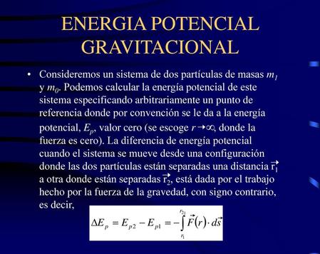 ENERGIA POTENCIAL GRAVITACIONAL