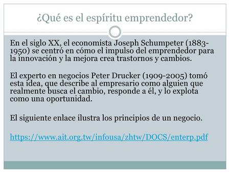 ¿Qué es el espíritu emprendedor?