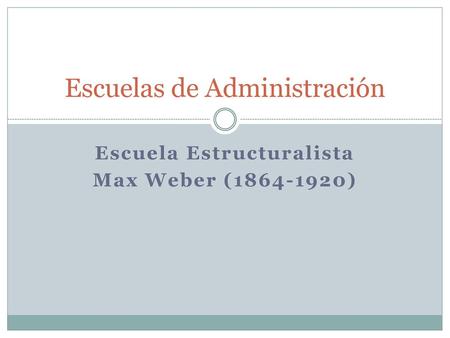 Escuelas de Administración