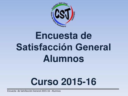 Encuesta de Satisfacción General